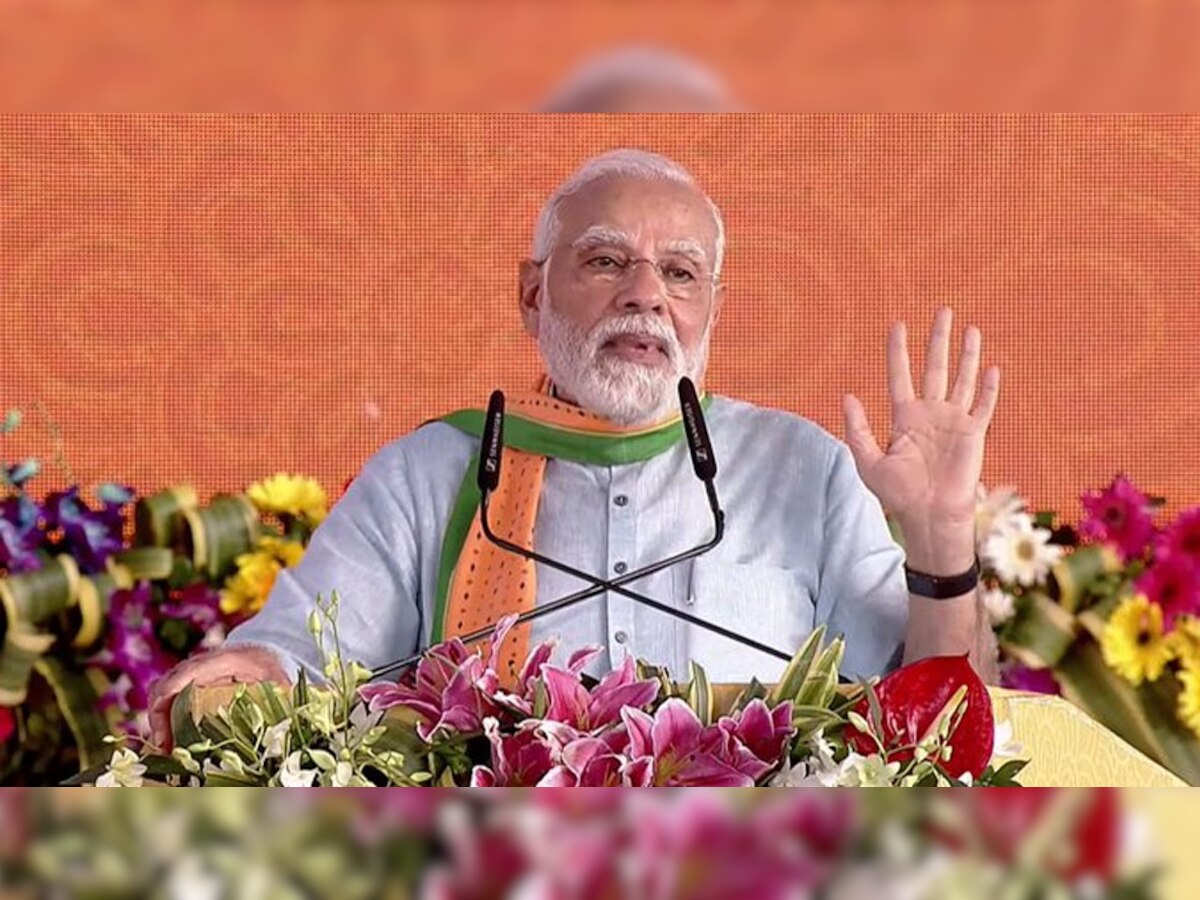 पीएम मोदी का श्योपुर में संबोधन.