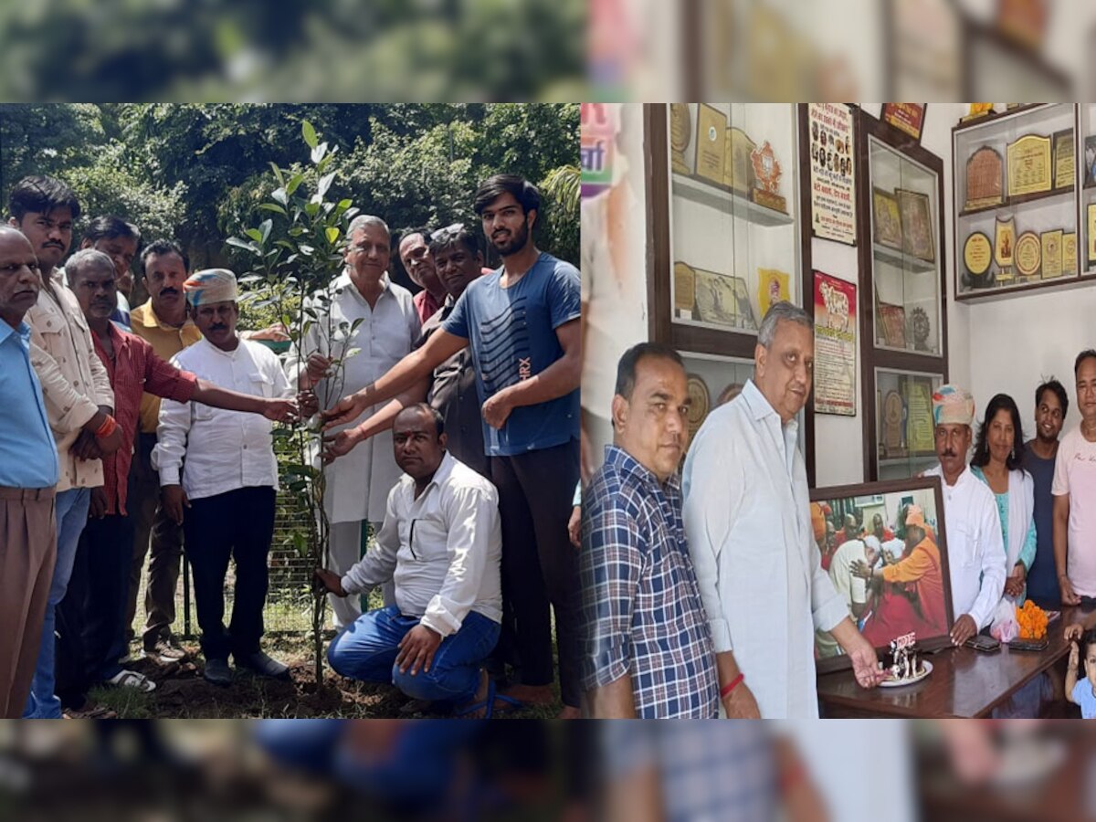 PM मोदी के जन्मदिन पर भाजपा कार्यकर्ताओं ने जलमहल के काला हनुमान मंदिर में पौधे लगाए