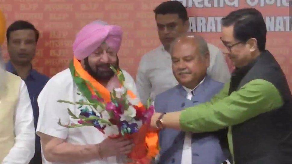 आखिरकार BJP के हुए कैप्टन अमरिंदर सिंह, अपनी पार्टी पंजाब लोक कांग्रेस का भाजपा में किया विलय