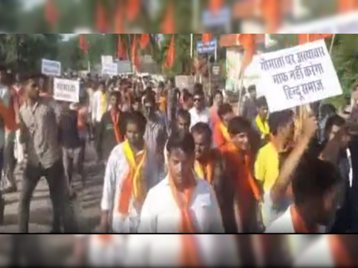 लंपी को लेकर VHP और हिन्दू संगठनों का प्रदर्शन, महामारी घोषित करने और आर्थिक सहायता देने की मांग