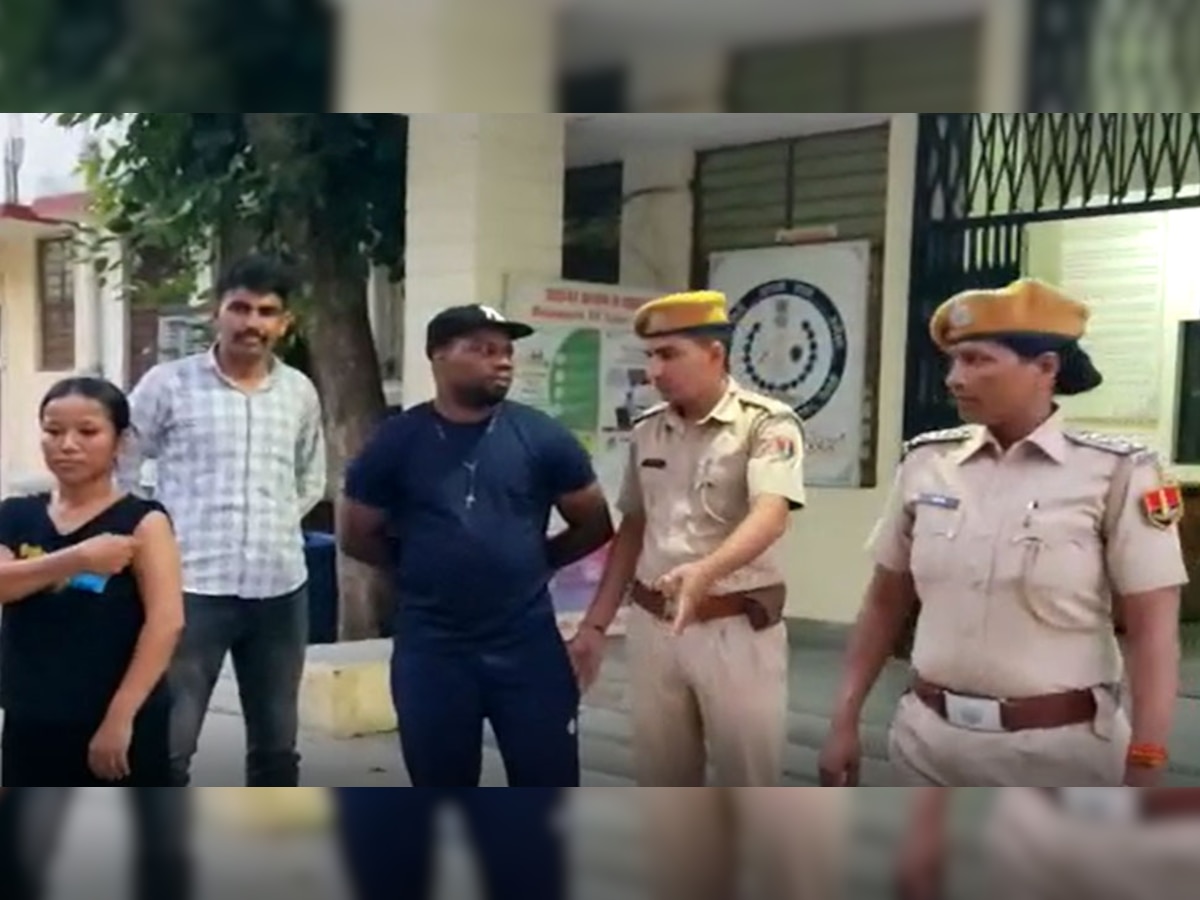 पुलिस की गिरफ्त में ओरोपी 