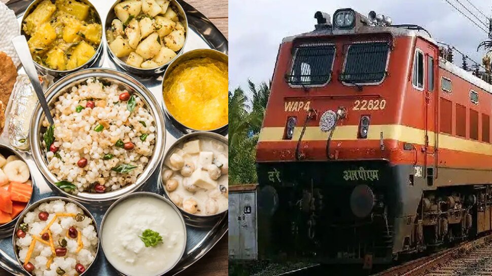 Indian Railway Now Navratri fasting plate inside train know how to book