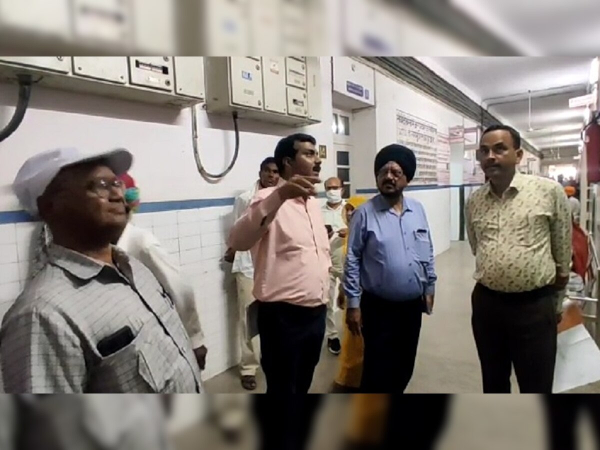 अजमेर: हॉस्पिटल के जर्जर भवन का अधिकारियों ने किया निरीक्षण, कलेक्टर को सौंपेगें रिपोर्ट