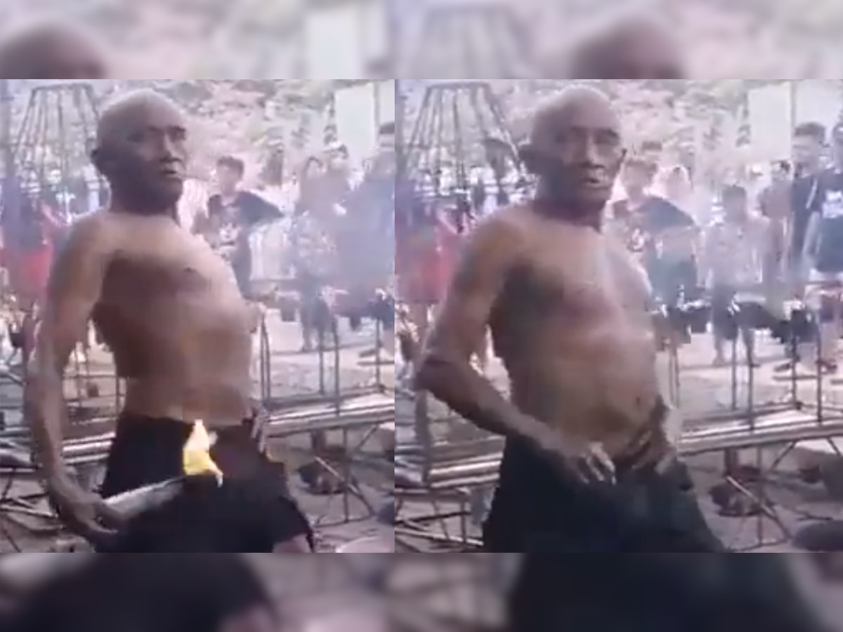 Viral Video: शख्स ने पैंट में डाला जलता हुआ लकड़ी का टुकड़ा; फिर जो हुआ उसे देख हंसी नहीं रोक पाएंगे आप