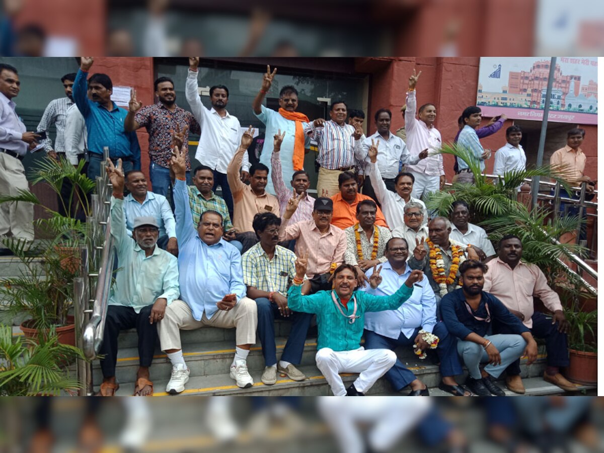 जयपुर में सफाई कर्मचारियों की ट्रेड यूनियन के चुनाव, दिनभर ग्रेटर निगम में रहा गहमागहमी का माहौल