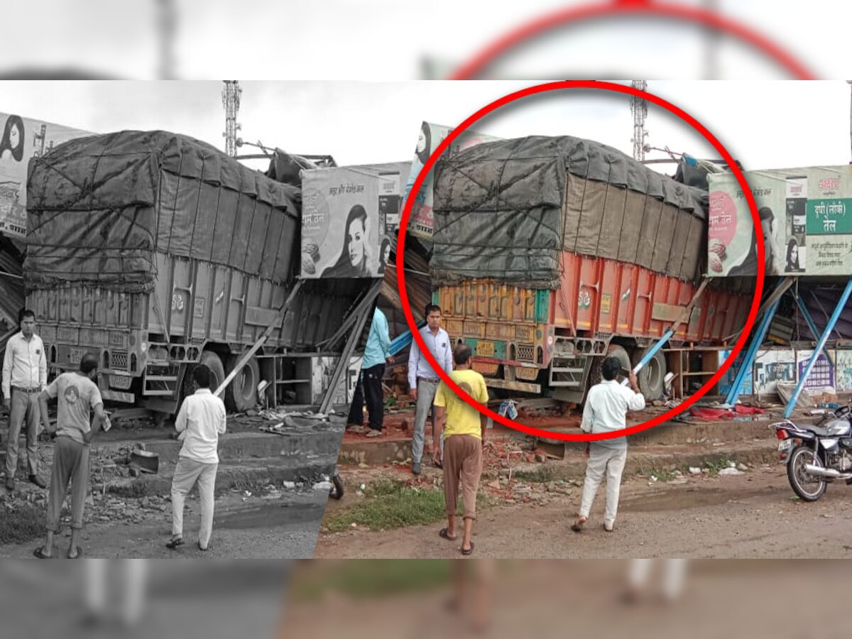 जयपुर में बेकाबू ट्रक दुकान में घुसा, बड़ा हादसा टला, कोई हताहत नहीं