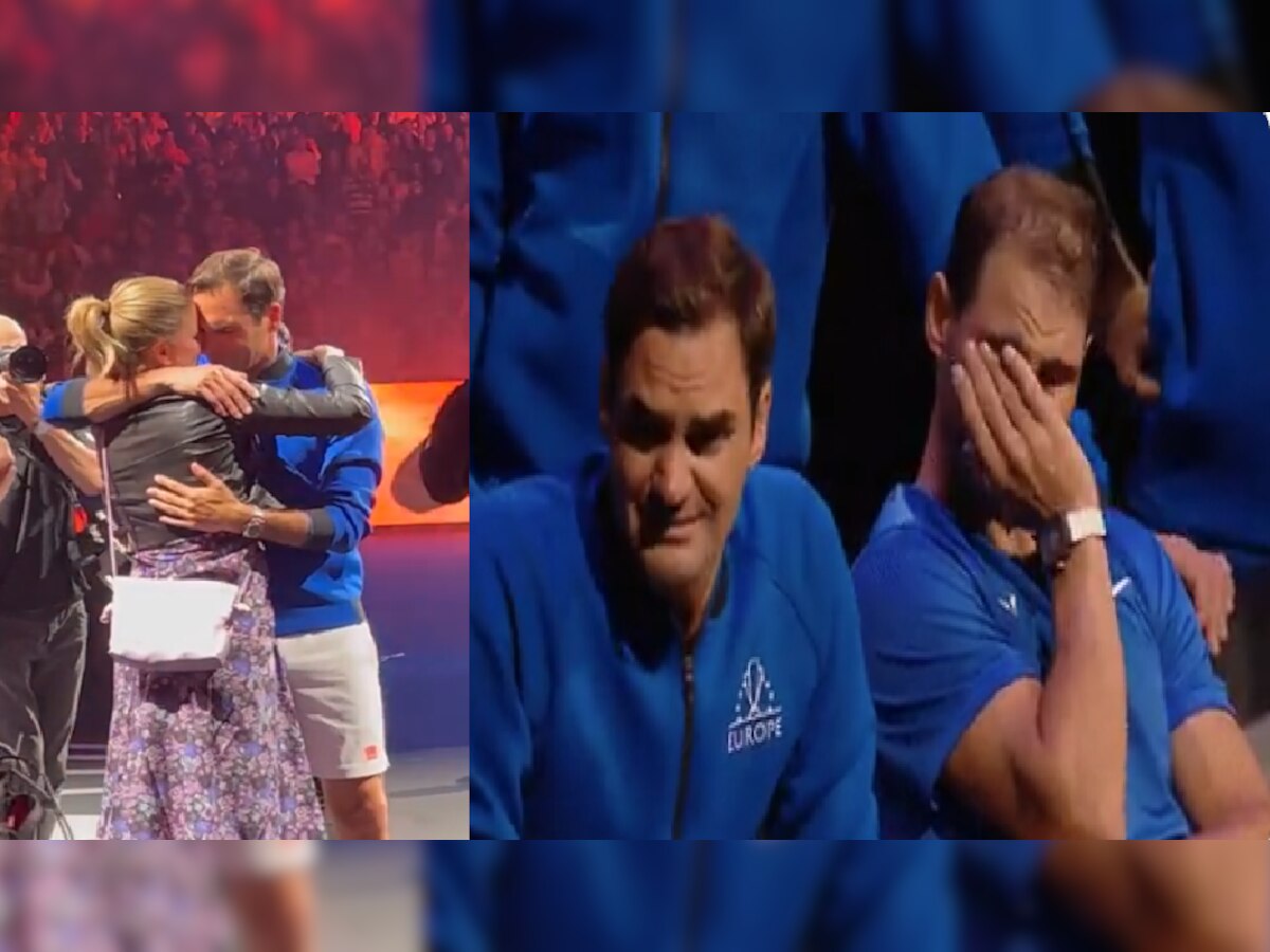 Roger Federer Emotional Farewell: कोहली ने शेयर की 'खेल की सबसे खूबसूरत तस्वीर...' फेडरर के आखिरी मैच में रोते दिखे नडाल 