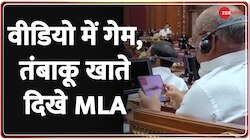 विधानसभा में ताश खेलते और गुटखा खाते दिखे BJP विधायक, सपा ने साधा निशाना