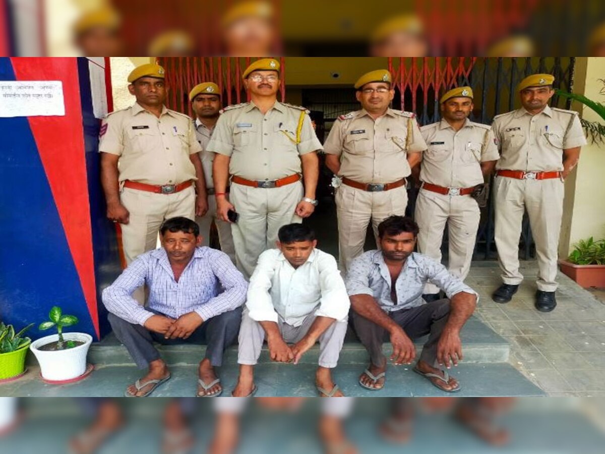 बानसूर में पुलिस की कार्रवाई