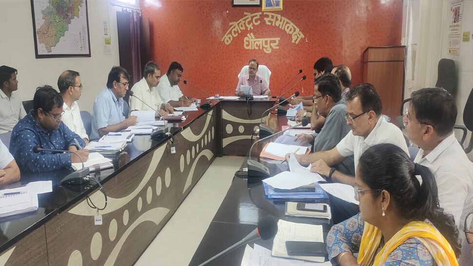 Dholpur Meeting held regarding implementation and monitoring of 20 ...