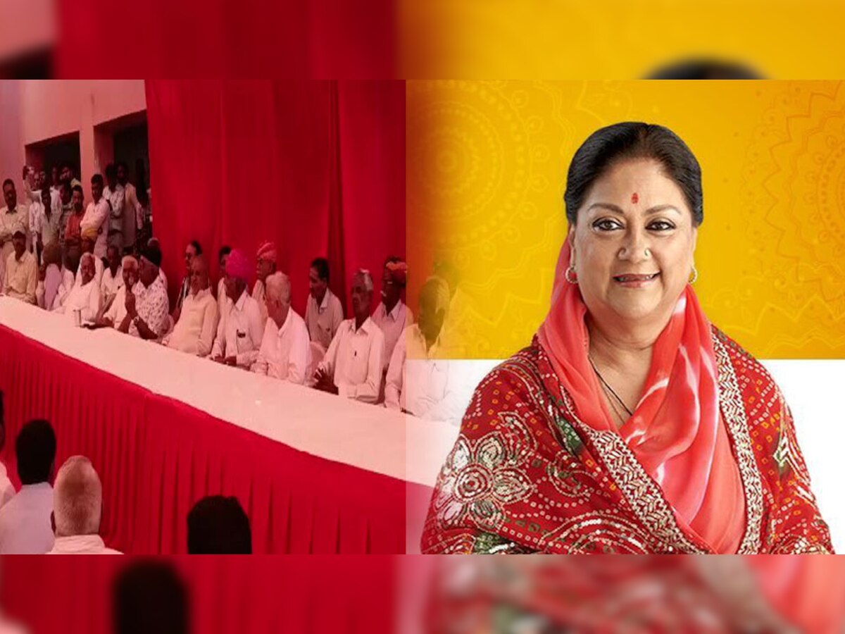 बैठक लेते  पूर्व मंत्री देवी सिंह भाटी 