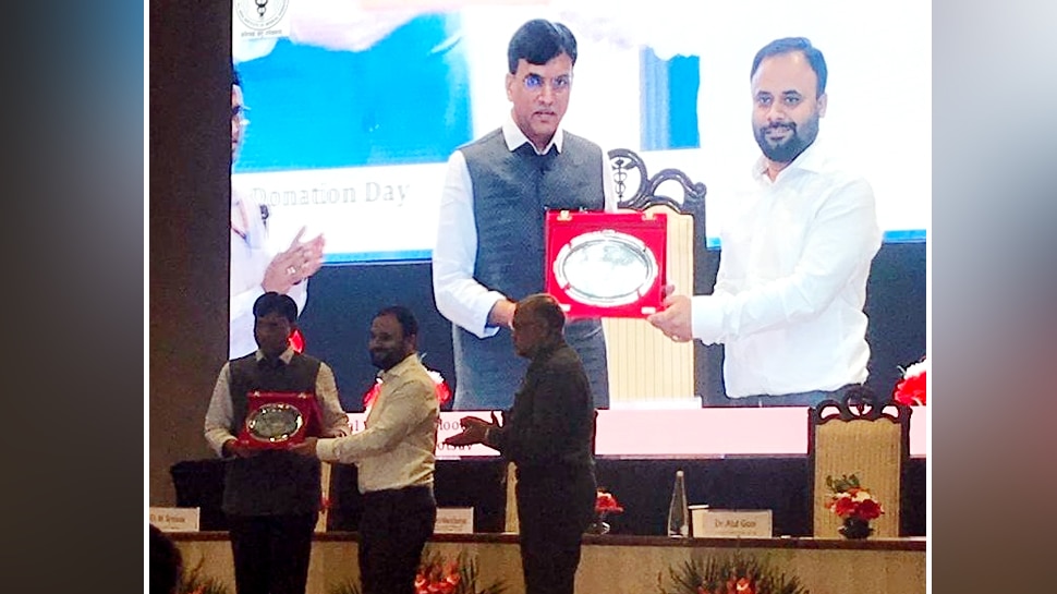 MP got first place in blood collection Government of India health