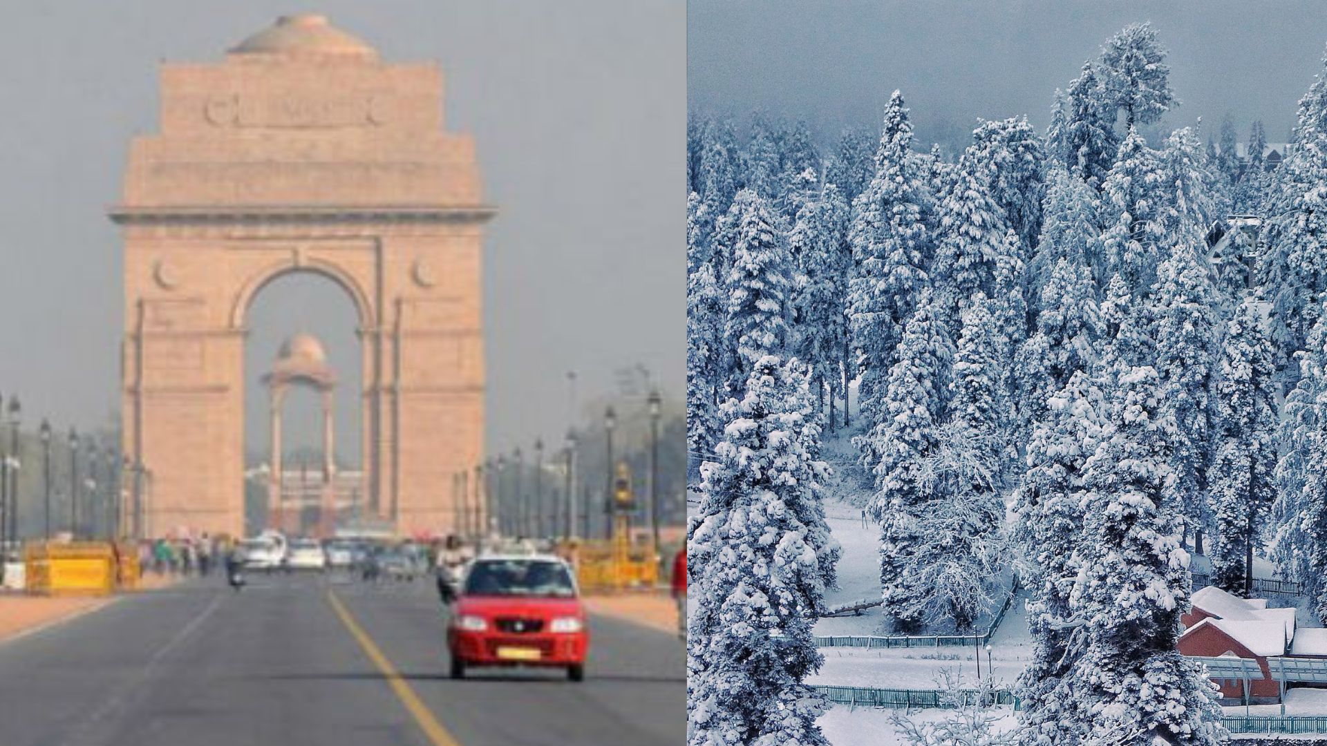 मौसम विभाग की भविष्यवाणी, बताया दिल्ली के मौसम का हाल, कश्मीर में हुई पहली बर्फबारी