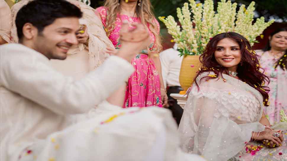 Richa Chadda Ali Fazal Wedding Photos dance mehndi music intimate ...