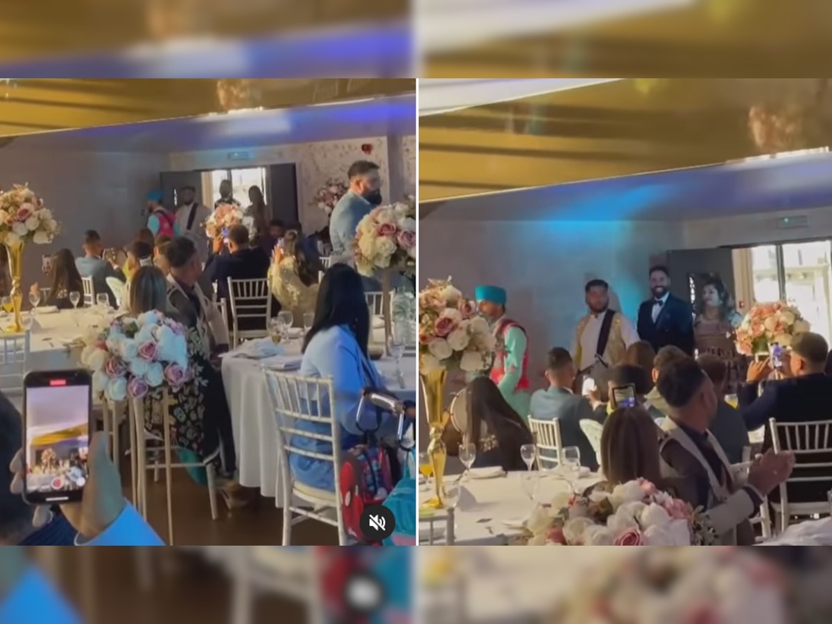 Wedding Video: विदेशी दूल्हे संग देसी दुल्हन ने मारी ऐसी शानदार एंट्री, लोग बोले- गजब कर डाला...