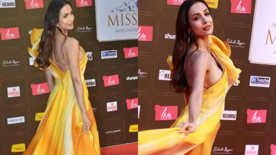Malaika Oops Moment: ईवेंट के दौरान सरका मलाइका अरोड़ा का गाउन, हो गईं ऊप्स मोमेंट की शिकार