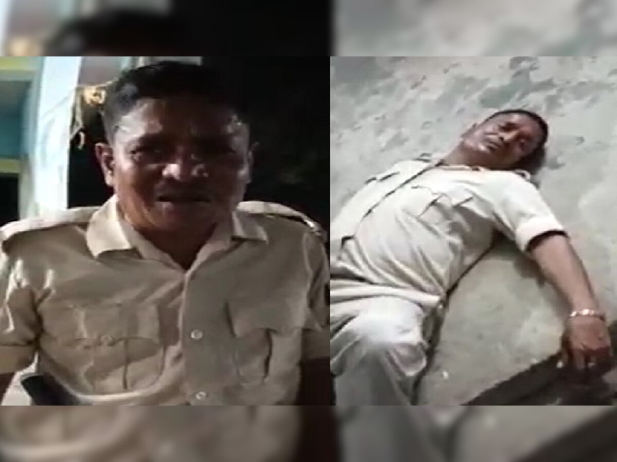 बेगूसराय में चौकीदार ने शराब पीकर किया ड्रामा, शराबबंदी की खुलेआम उड़ी धज्जियां 