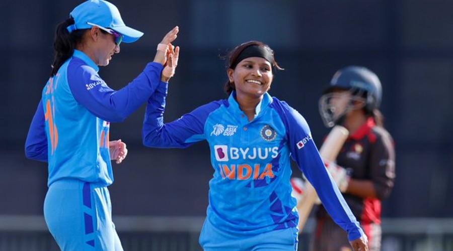 Women Asia Cup 2022: भारतीय टीम ने लगाई जीत की हैट्रिक, अंकतालिका में हासिल किया पहला स्थान