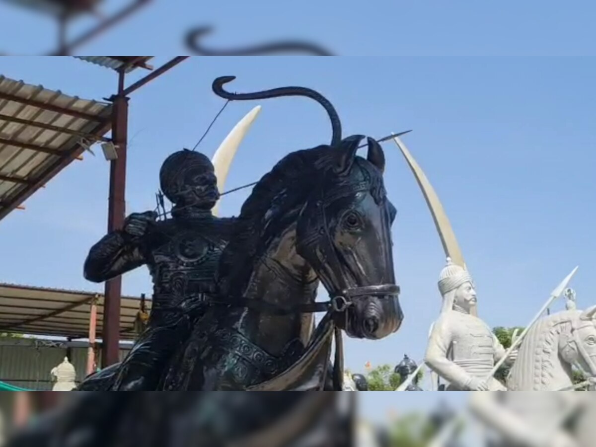 सम्राट पृथ्वीराज चौहान की प्रतिमा गुजरात में होगी स्थापित,जयपुर के मूर्तिकारों ने तैयार की प्रतिमा