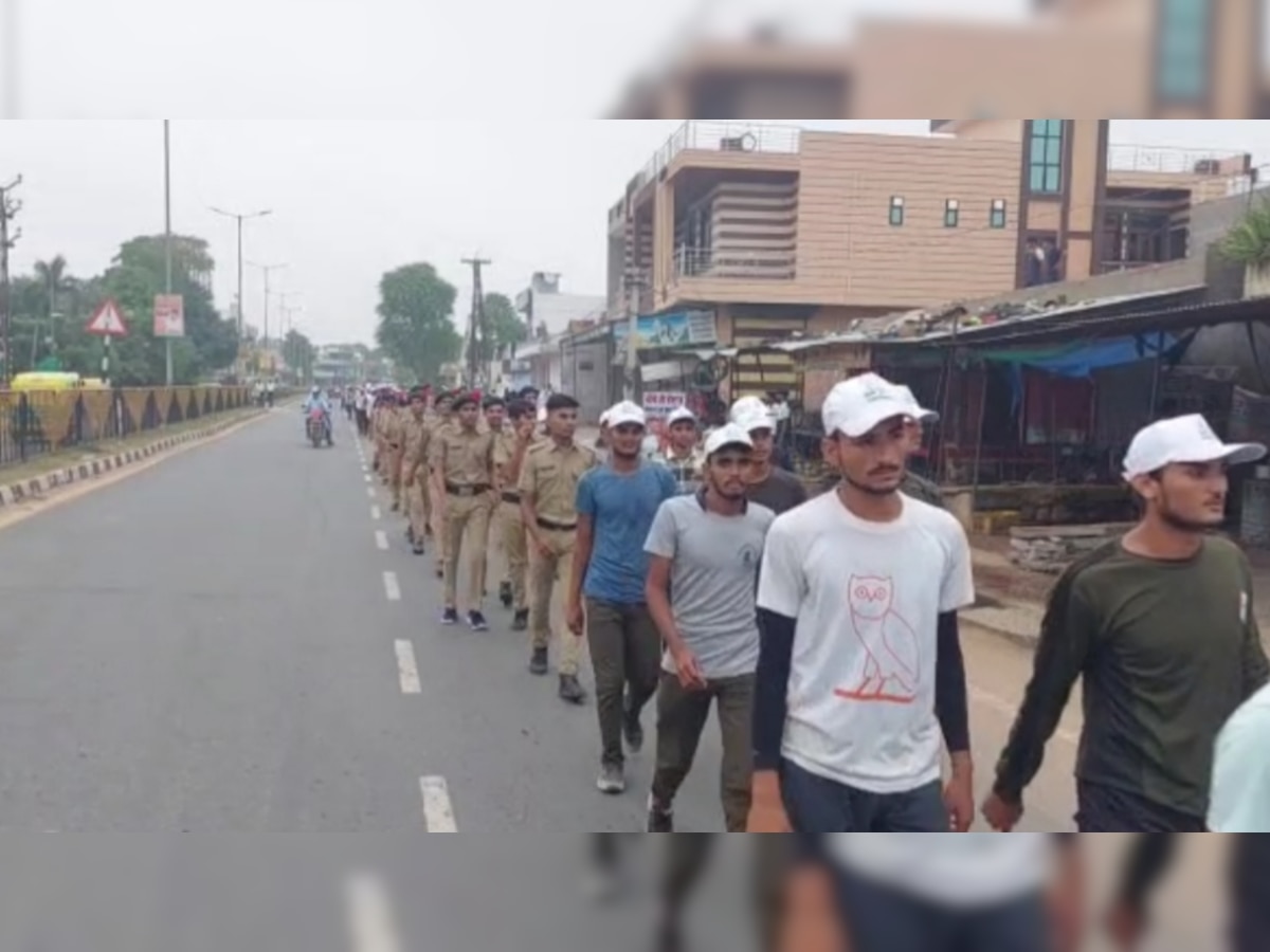 Karauli:पीस मैराथन में शामिल हुए कलेक्टर और एसपी,गांधी सप्ताह के तहत हुआ आयोजन