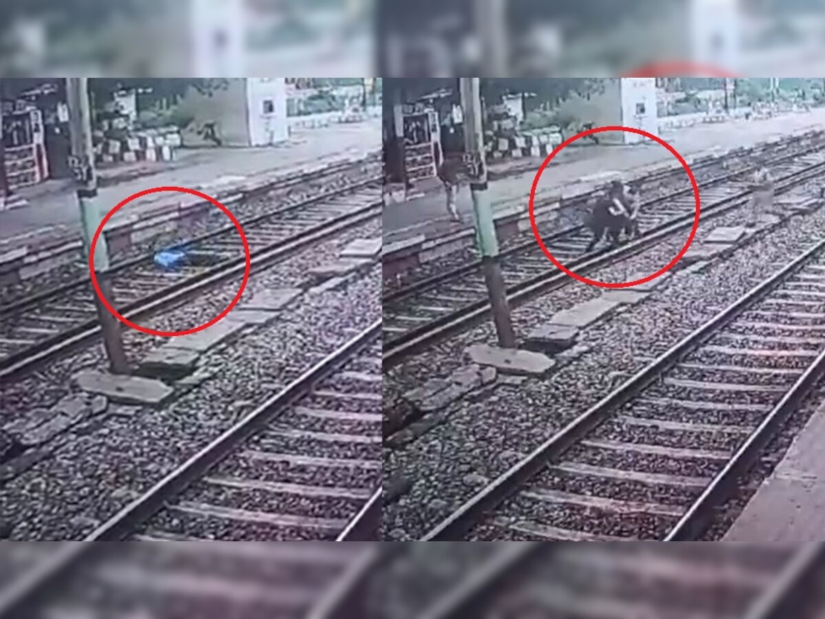 UP News: पिता ने लगाई डांट तो रेल की पटरियों पर लेटा बेटा, जीआरपी ने दौड़कर बचाई जान