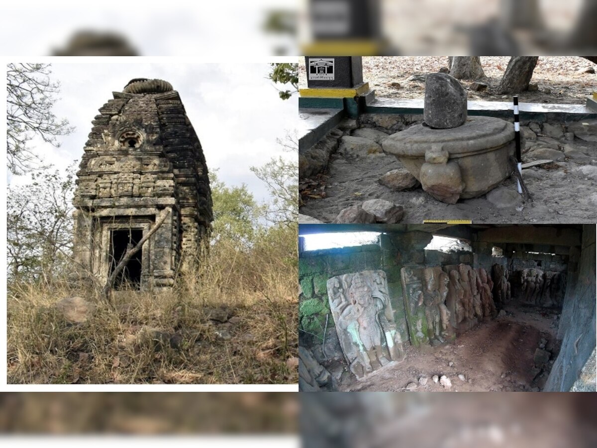 Historic Monuments: ଅଭ୍ୟୟାରଣ୍ୟରୁ ମିଳିଲା ପୁରୁଣା ମୂର୍ତ୍ତି ସହ ଐତିହାସିକ ମନ୍ଦିର 