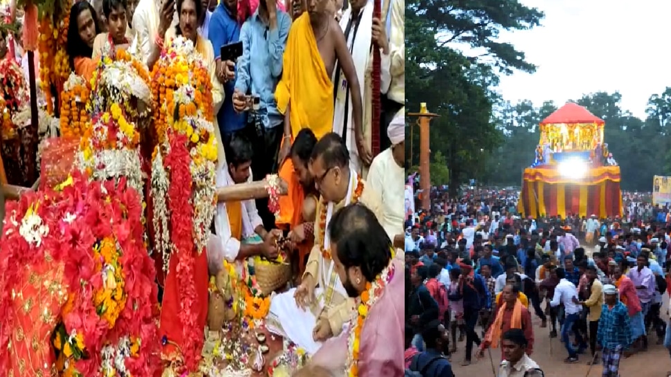 World Famous Bastar Dussehra kutumb jatra ceremony farewell to gods and
