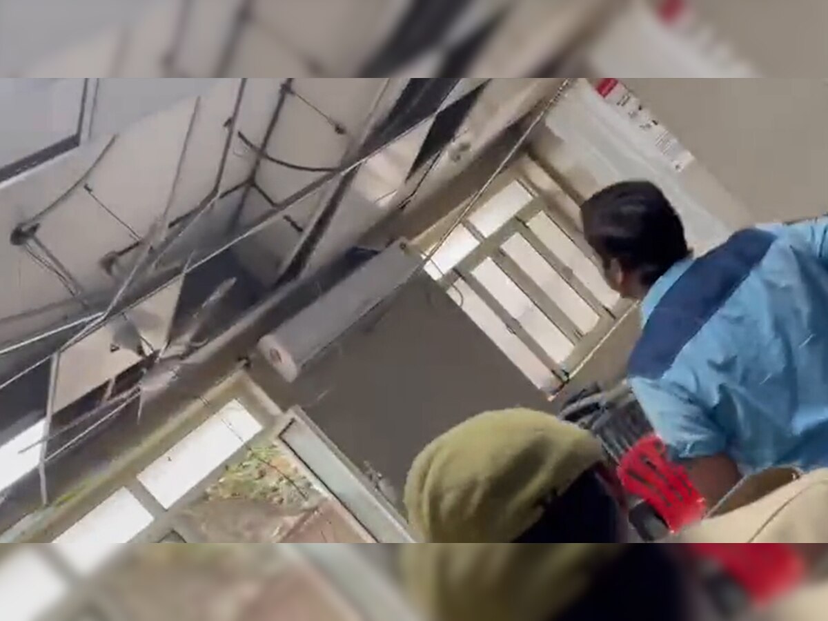 Hospital में घुसकर बंदर ने 7 घंटे तक मचाई ऐसी तबाही, अंदर का नजारा देखकर सहम गए लोग; देखें Video