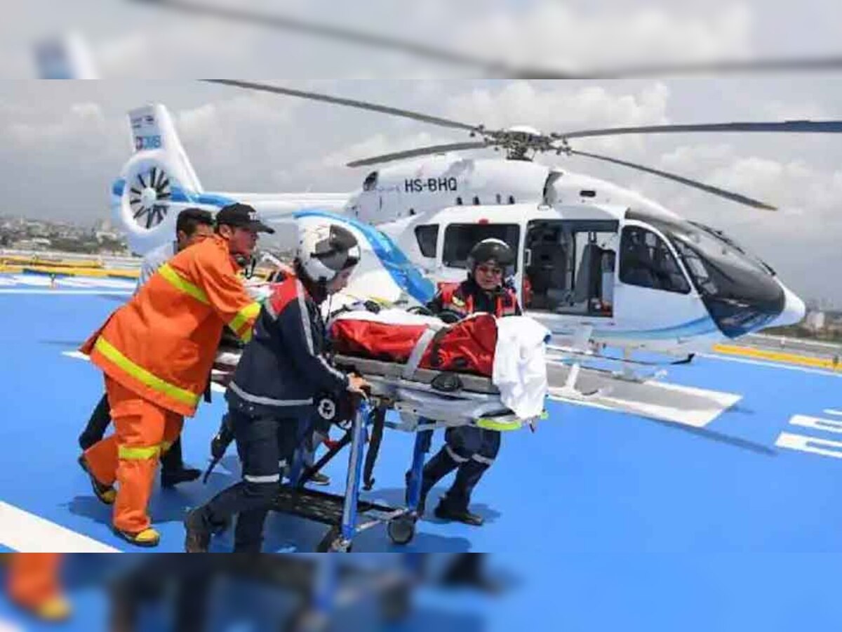 Helicopter Ambulance: आसमान से आएगी ‘संजीवनी’, कॉल करने के 20 मिनट के अंदर मिल जाएगी हेलीकॉप्टर एंबुलेंस, ऐसे कर सकते हैं बुक