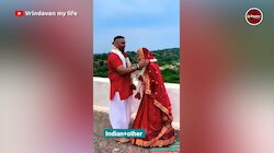 वृन्दावन में विदेशी लड़की ने देसी लड़के से रचाई शादी, वीडियो देख हो जाएंगे खुश
