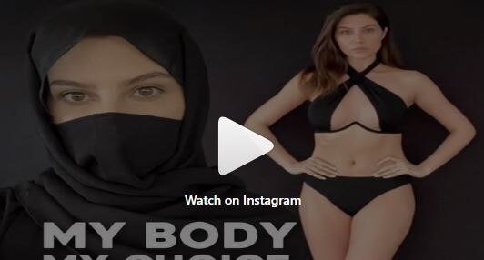 ईरानी महिलाओं के समर्थन में इस बॉलीवुड हसीना ने उतार दिए कपड़े, वीडियो शेयर कर बोलीं-&#039;माई बॉडी माई च्वाइस&#039;