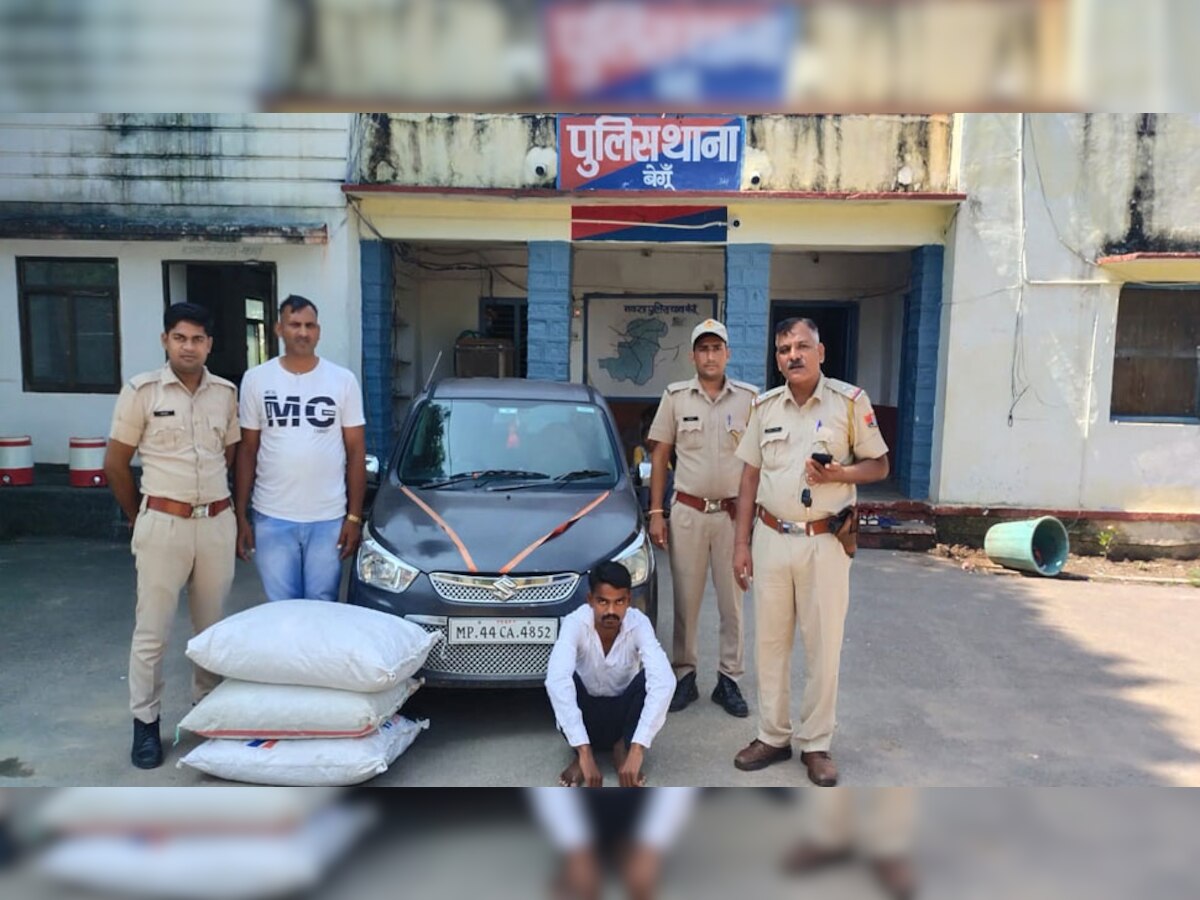 बेगूं में अवैध डोडा-चूरा सहित ऑल्टो कार जब्त, चालक मौके से गिरफ्तार 