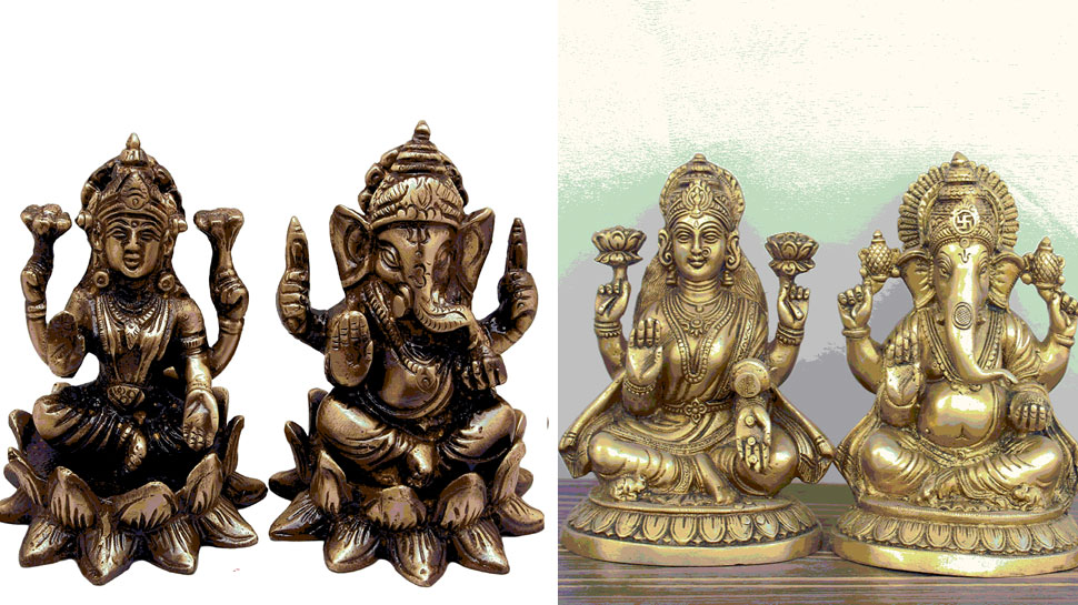 How To Clean Brass God Idols At Home Before Diwali 2022 Date Laxmi