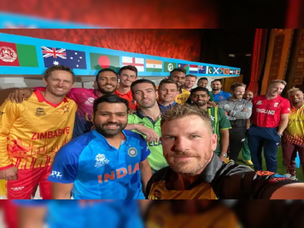 T20 World Cup 2022: महासंग्राम के आगाज से पहले एक फ्रेम में दिखे सभी 16 कप्तान, फोटो हुआ वायरल 