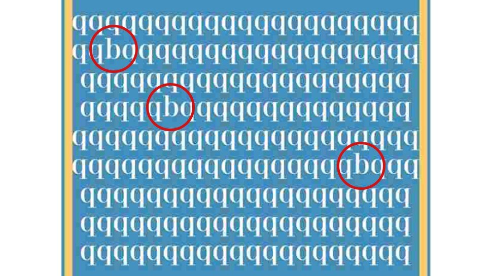 optical illusion viral image can you spot letter b three times in this