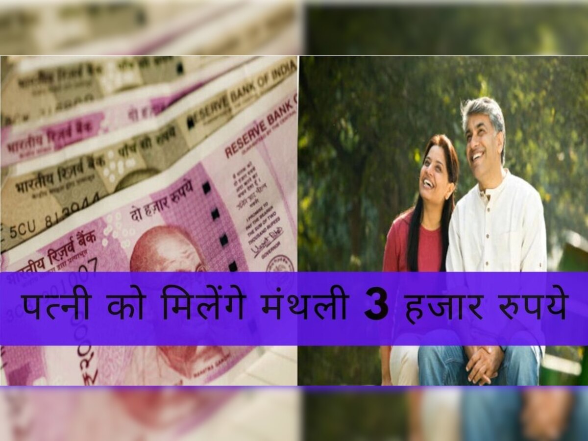Pension Yojana: आपकी पत्नी को मिलेंगे मंथली 3 हजार रुपये, जल्‍द सरकार की इस योजना में करें अप्‍लाई