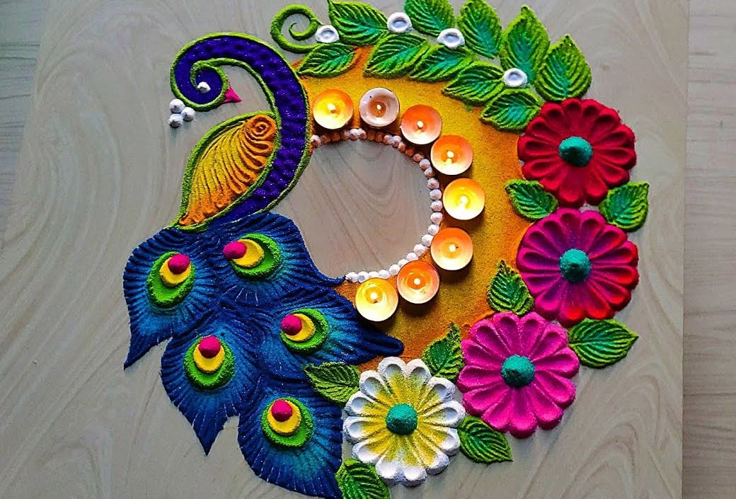 Easy rangoli designs for diwali 2022: Diwali Rangoli Decorate your ...