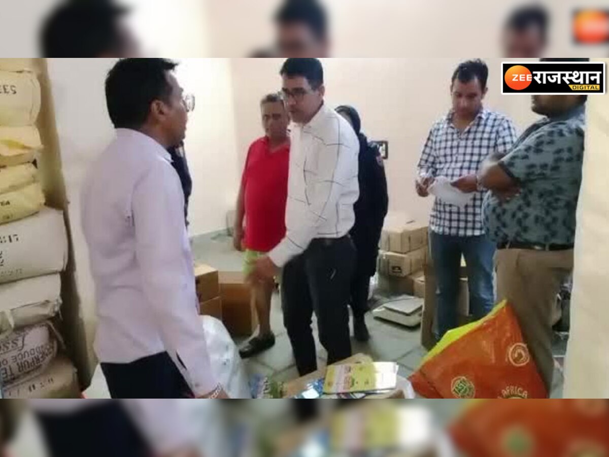 नकली घी बनाने के कारखाने में कार्रवाई