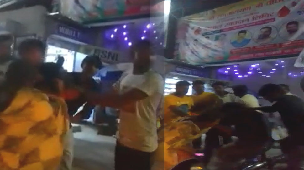 In Rajasthan Police brutally thrashed young man and watching as a mute