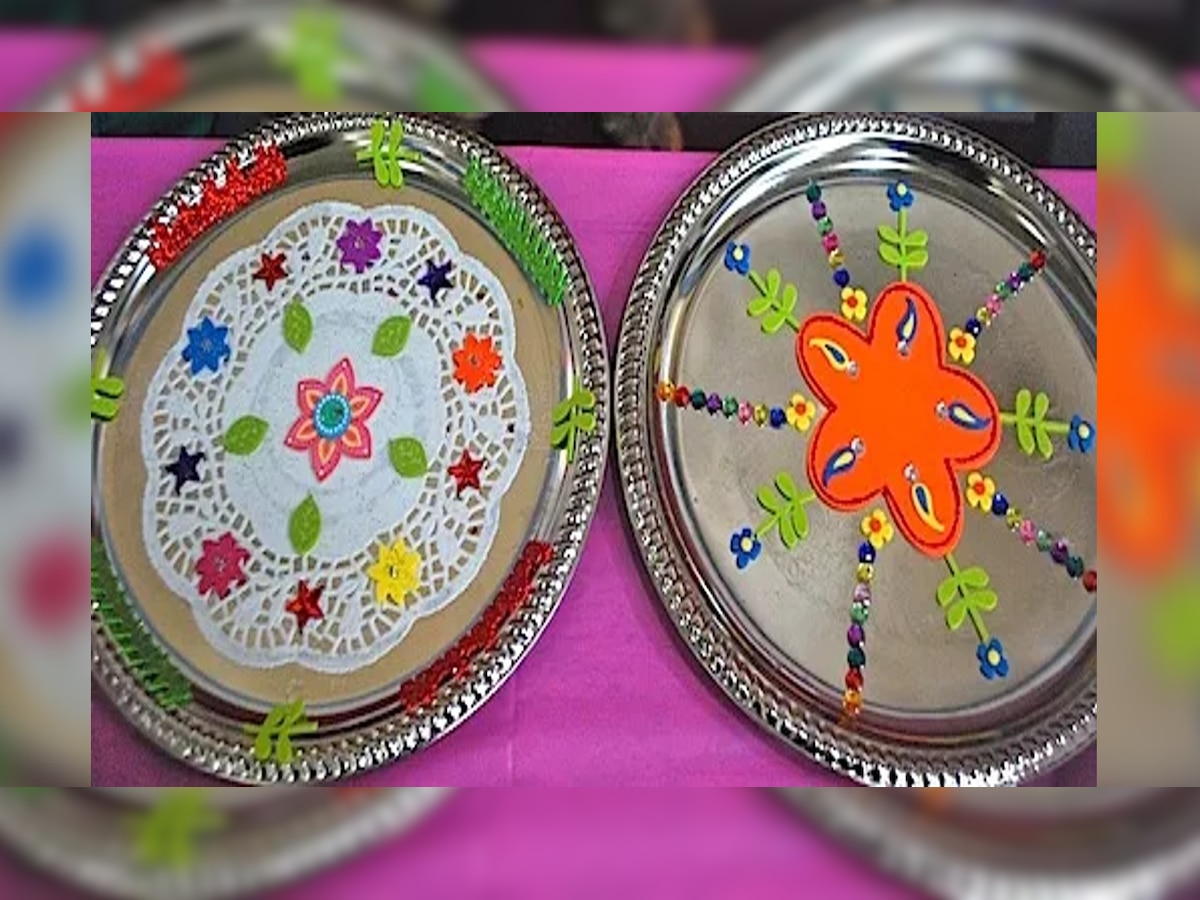 Diwali 2022 Festival Date see how to decorate diwali puja thali image easy rangoli designs mkph