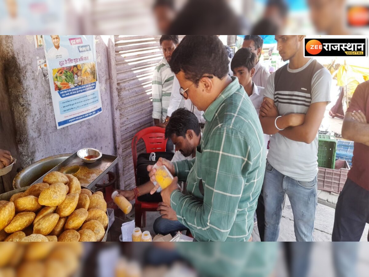 बामनवास में शुद्ध के लिए युद्ध अभियान को लेकर कार्रवाई, तीन दिकानों से लिए सैंपल 