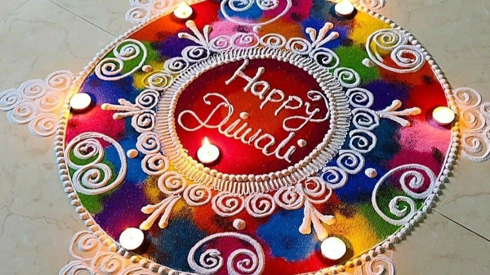 Diwali rangoli new designs Beautiful and Simple pictures rangoli bnane ...