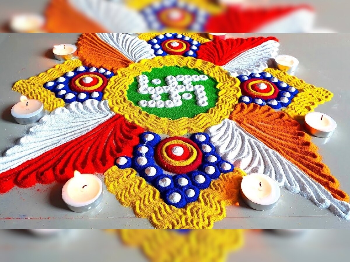 Diwali rangoli new designs Beautiful and Simple pictures rangoli ...