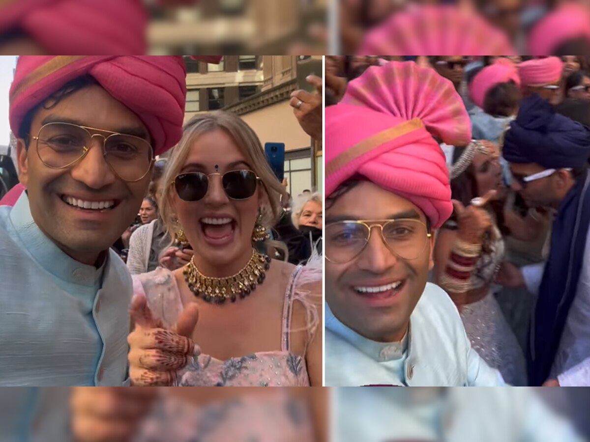 Wedding Video: दूल्हे के भाई ने New York की सड़कों पर कर दिया ऐसा काम, बारात में जमकर नाचे विदेशी