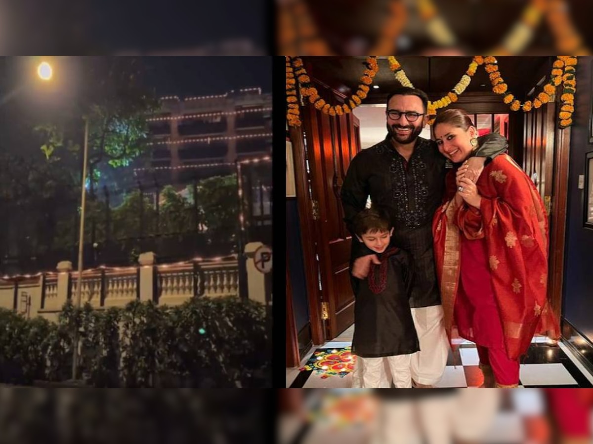 दिवाली के मौक़े पर रोशनी से नहाया 'मन्नत', करीना ने परिवार संग दीपावली की तस्वीरें कीं शेयर
