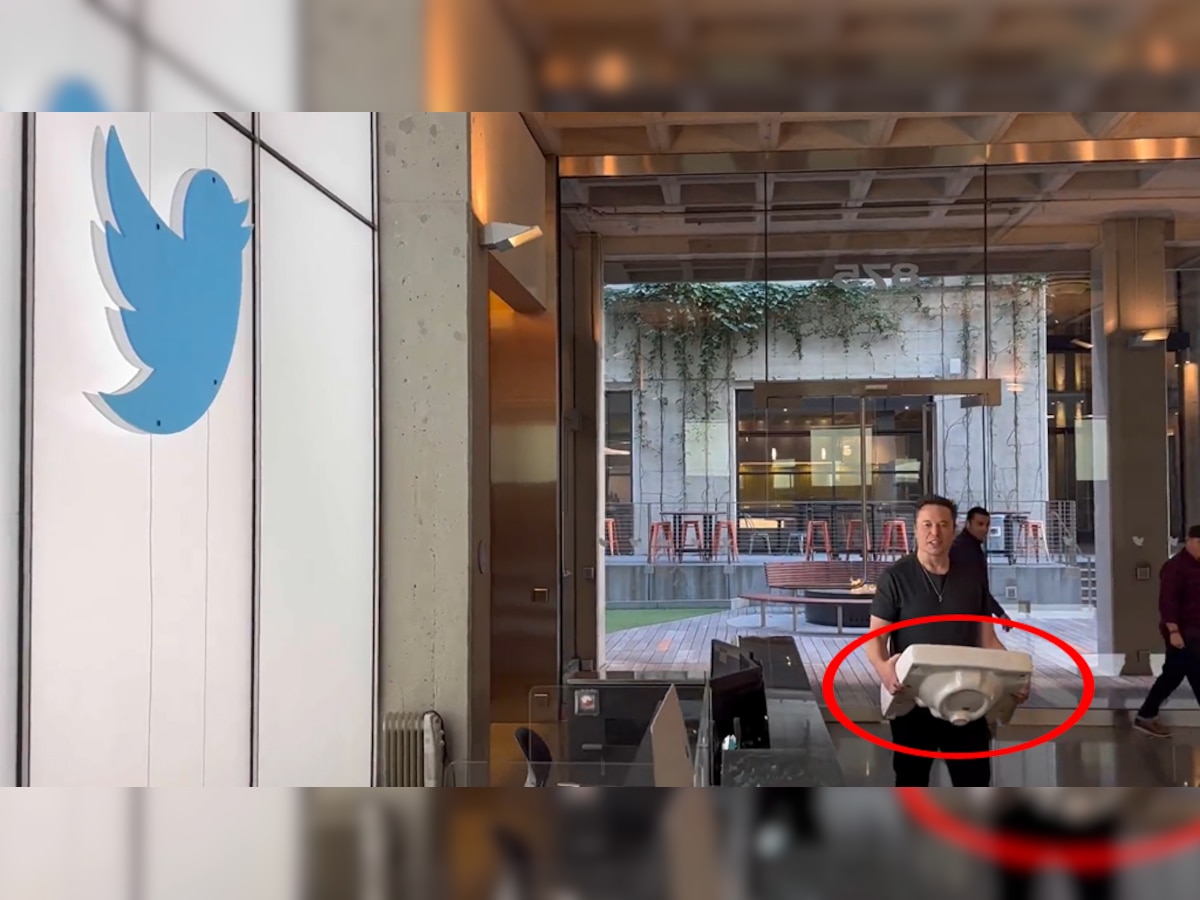 Elon Musk हाथ में वॉश बेसिन लेकर पहुंचे Twitter Office, Video शेयर कर लिखी ऐसी बात