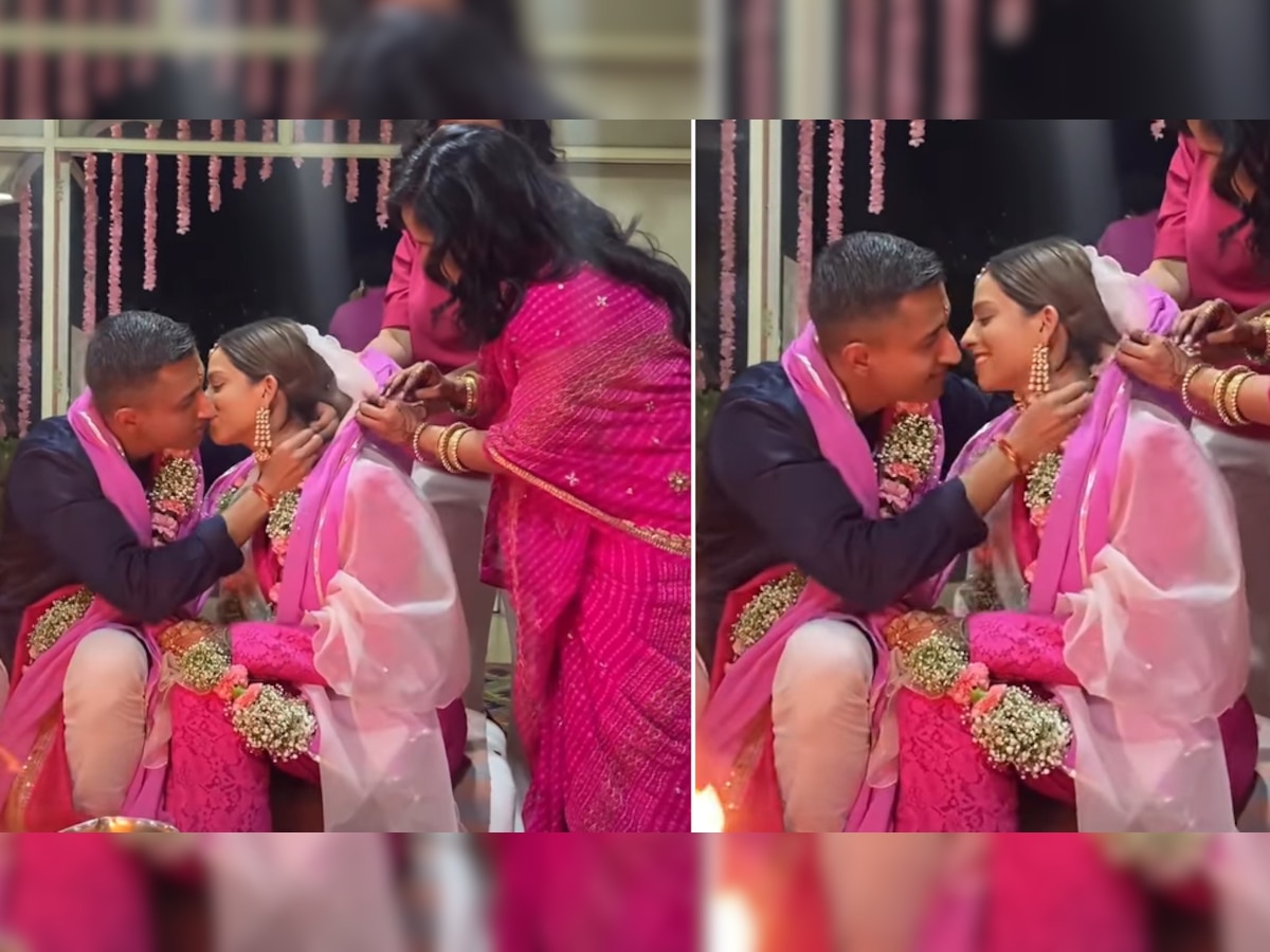 Wedding Video: पंडितजी के सामने ही KISS करने लगी दुल्हन, शर्म से लाल हो गया दूल्हा और फिर