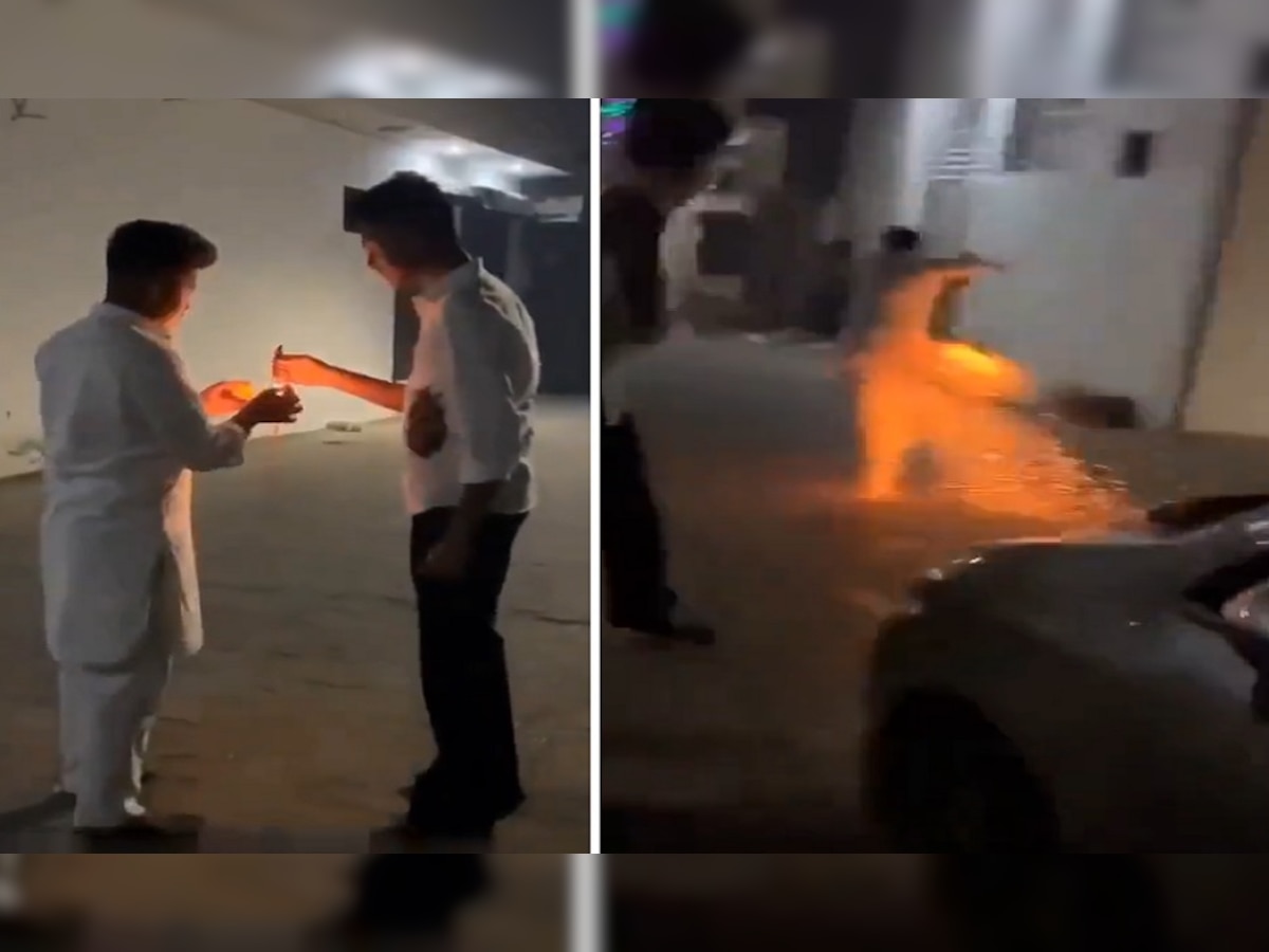Viral Video: आ पटाखे मुझे जला! रॉकेट में आग लगाकर भागा लड़का, फिर जो हुआ देखकर हंसी नहीं रुकेगी
