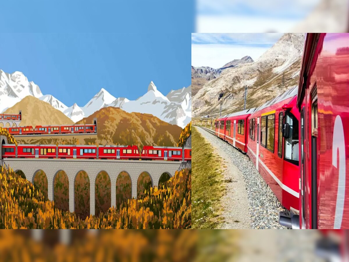 Swiss Railway's: स्विट्जरलैंड में दिखी 2 किलोमीटर लंबी ट्रेन, ट्रैक पर उतरते ही बन गया ये रिकॉर्ड!