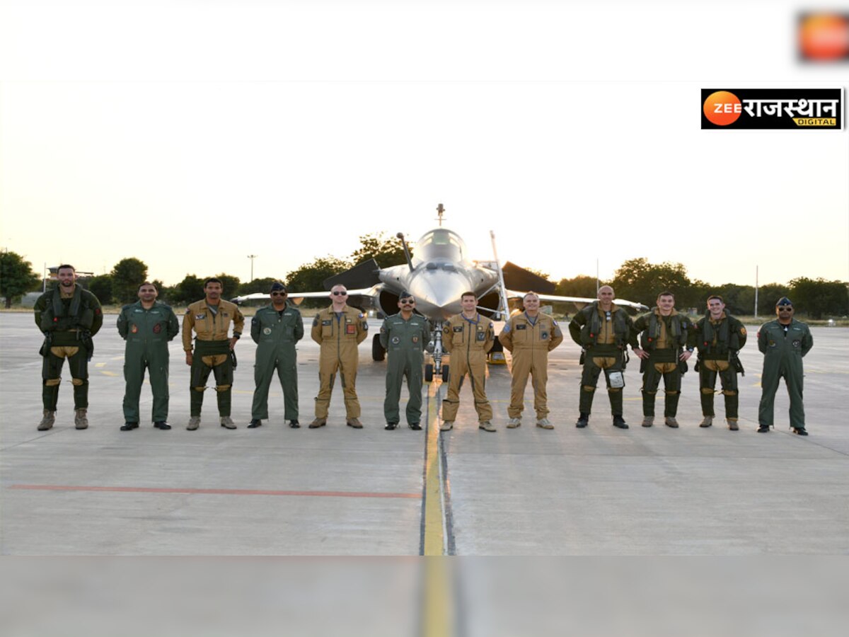 India and France air force Exercise: जोधपुर के आसमान में गरजने लगे भारत और फ्रांस के रफेल, संयुक्त युद्धाभ्यास में दिखा दोनों देशों का दम